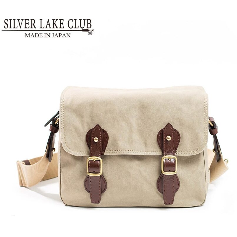 【SILVER LAKE CLUB(シルバーレイククラブ)】帆布ショルダーバッグ